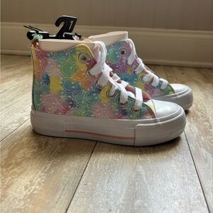 Colorful High-Top Kids Sneakers